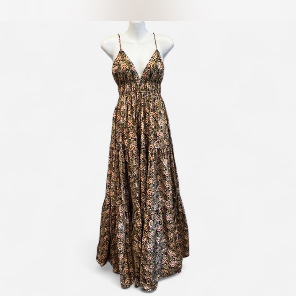 J. Crew Multicolor Patterned Maxi Dress